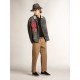Men's Super-Star in black nappa with black suede star and heel tab