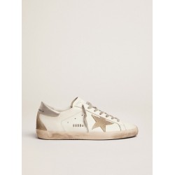 Men's Super-Star with silver heel tab and lettering