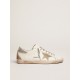 Men's Super-Star with silver heel tab and lettering