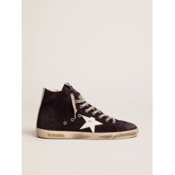 Men's Francy in leather with leather star and heel tab