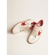 Men's Ball Star in white leather
