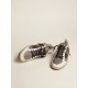 Men's Ball Star in gray leather with black star and heel tab