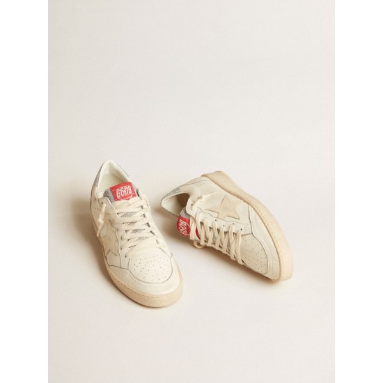 Men’s Ball Star LTD in nappa with white star and Swarovski crystal heel tab