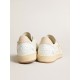 Men’s Ball Star LTD CNY in white leather with ivory star