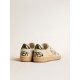 Ball Star with silver leather star and green leather heel tab
