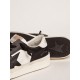 Men's Stardan in white and black leather
