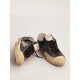 Men's V-Star LTD in black canvas with ice-gray star and heel tab