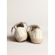 V-Star sneakers in off-white nappa leather with black nubuck star