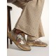 Men's Dad-Star in dove gray mesh and suede