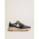 Running Sole in blue nylon with white printed star