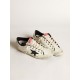 Men's Super-Star LTD in beige canvas with black star