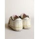 Men's Super-Star LTD in beige canvas with black star