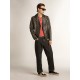 Men’s Mid Star in black nappa and suede with white leather star