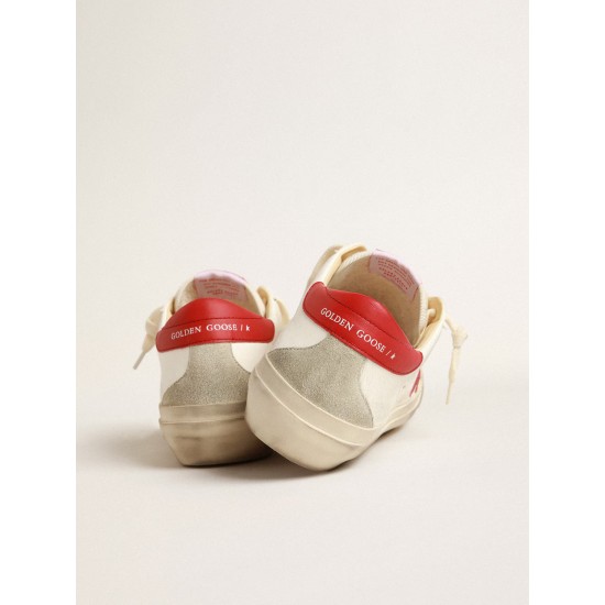 Men’s Super-Star LTD in nappa leather with red star and heel tab