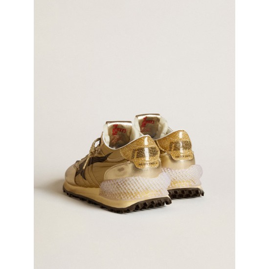 Men’s Gold Marathon with gold nylon upper