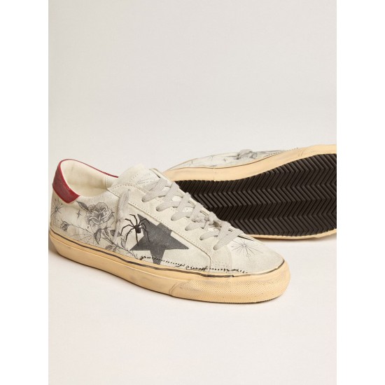 HAUS of Dreamers exclusive men’s Super-Star in ice gray crust leather