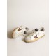 Super-Star with a tan star and pink glitter heel tab