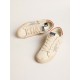 Super-Star LTD with silver leather star and croc-print leather heel tab