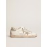 Super-Star with silver heel tab and metal stud lettering