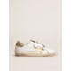 Women's Old School with gold star in laminated leather