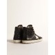 Francy Penstar LTD in glitter with ivory star and black heel tab