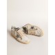 Ball Star LTD with zebra-print star and metallic leather insert