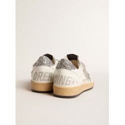 Women’s Ball Star Wishes in nappa leather with white star and glitter heel tab