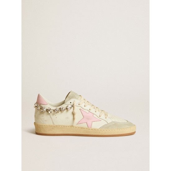 Women's Ball Star LTD with pink leather star and crystal decoration