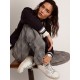 Women's Hi Star with star and metallic silver heel
