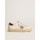 Women's Hi Star LTD with glitter star and brown lizard-print heel tab