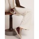 Women's Mid Star in burgundy glitter with gray inserts and white star