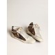 Women's Mid Star in leopard print pony skin with black star