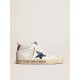 Mid Star with blue glitter star and pink suede heel tab