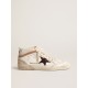 Mid Star LTD in nappa with glitter star and nude leather flash