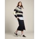 Women's Stardan in white and black leather