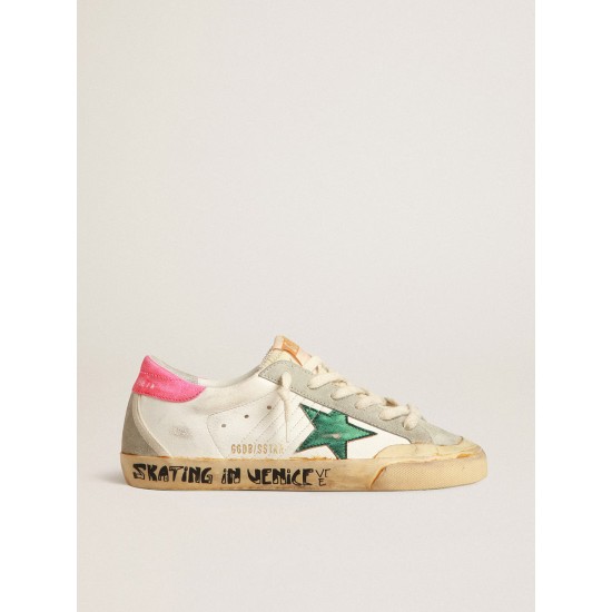 Super-Star Penstar with green star and fluorescent lobster heel tab