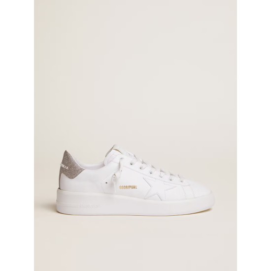 Women's Purestar sneakers with glittery silver heel tab
