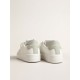 Purestar with white star and gray leather heel tab