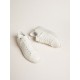 Women’s bio-based Purestar with white star and mirror-effect heel tab