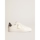 Women's Purestar with white leather star and anthracite glitter heel tab