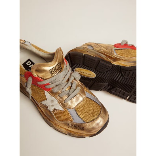 Women's Dad-Star gold with white star