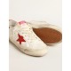 Women’s Super-Star LTD in nappa with red star and heel tab