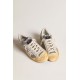 Women’s Super-Star LAB with white star and Swarovski glitter upper