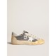 Women’s Super-Star LAB with white star and Swarovski glitter upper
