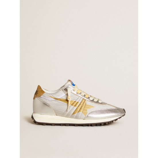 Women’s Marathon with silver ripstop nylon upper and gold star