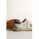Women’s Super-Star with gray star and dark gray glitter heel tab
