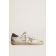 Women’s Super-Star with gray star and dark gray glitter heel tab