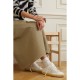 Superstar Sabot distressed leather slip-on sneakers