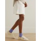 Superstar crystal-embellished distressed leather sneakers