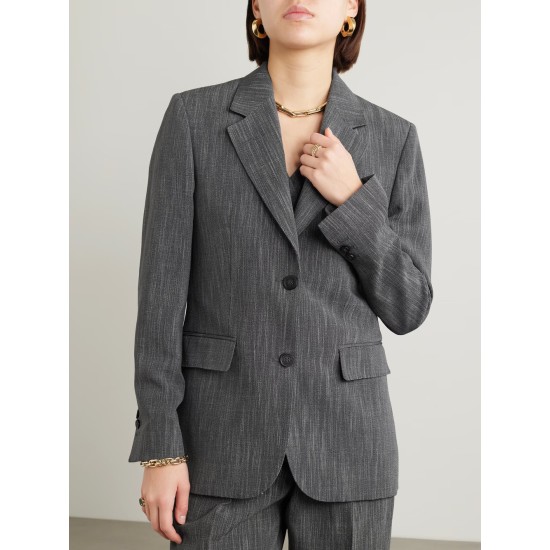 Wool-blend blazer